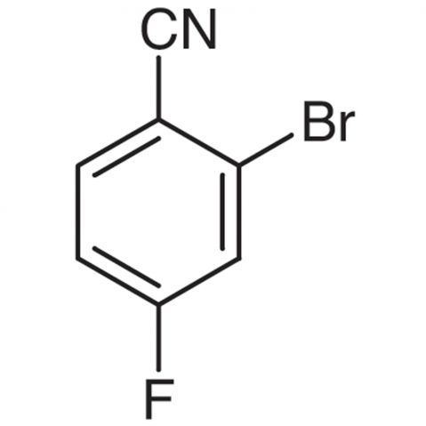2-Bromo-4-fluorobenzonitrile Chemical Structure