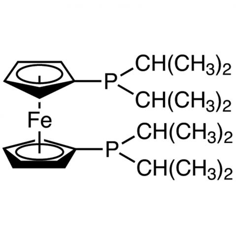 1,1′-Bis(diisopropylphosphino)ferrocene  Chemical Structure