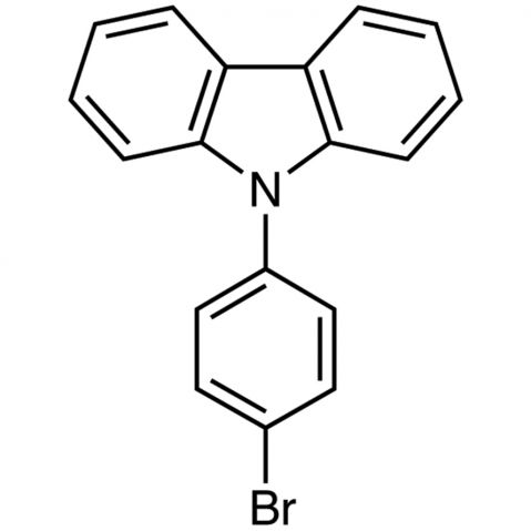 9-(4-Bromophenyl)carbazole التركيب الكيميائي