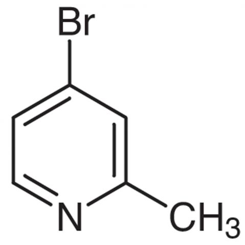 4-Bromo-2-methylpyridine التركيب الكيميائي