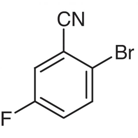 2-Bromo-5-fluorobenzonitrile Chemische Struktur