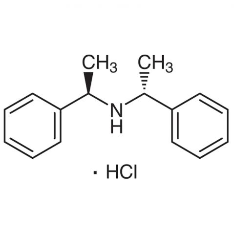 (R,R)-(+)-Bis(α-methylbenzyl)amine Hydrochloride Chemical Structure
