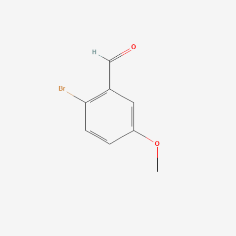 2-Bromo-5-methoxybenzaldehyde Chemische Struktur