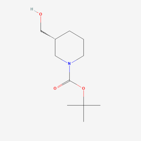 (R)-(-)-1-Boc-3-(hydroxymethyl)piperidine Chemical Structure