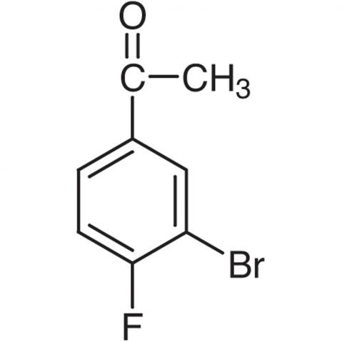 3′-Bromo-4′-fluoroacetophenone Chemische Struktur
