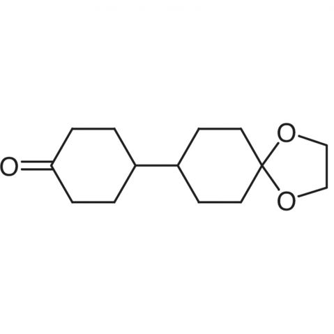 Bicyclohexane-4,4'-dione Monoethylene Ketal Chemical Structure