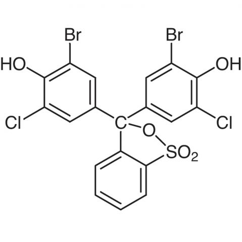Bromochlorophenol Blue Chemische Struktur