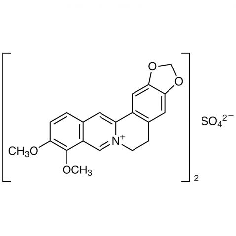 Berberine Sulfate Hydrate Chemical Structure