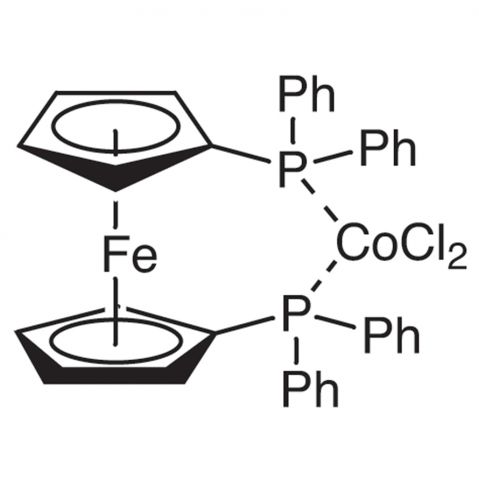 [1,1′-Bis(diphenylphosphino)ferrocene]dichlorocobalt(II) Chemical Structure