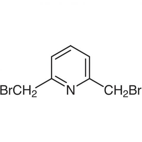 2,6-Bis(bromomethyl)pyridine Chemische Struktur