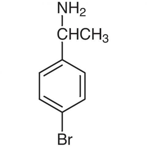 1-(4-Bromophenyl)ethylamine Chemische Struktur