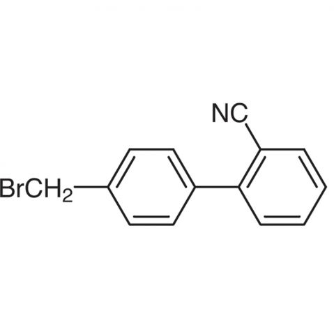 4'-Bromomethyl-2-cyanobiphenyl Chemical Structure