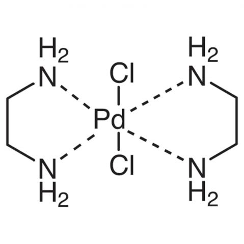 Bis(ethylenediamine)palladium(II) Dichloride Chemical Structure