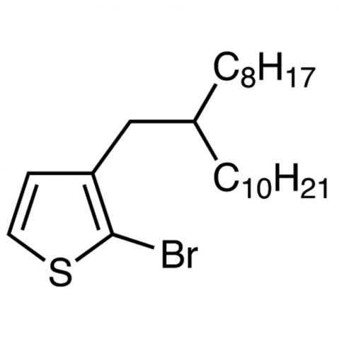 2-Bromo-3-(2-octyldodecyl)thiophene Chemical Structure
