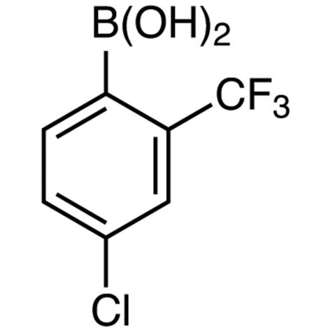 4-Chloro-2-(trifluoromethyl)benzeneboronic acid Chemical Structure
