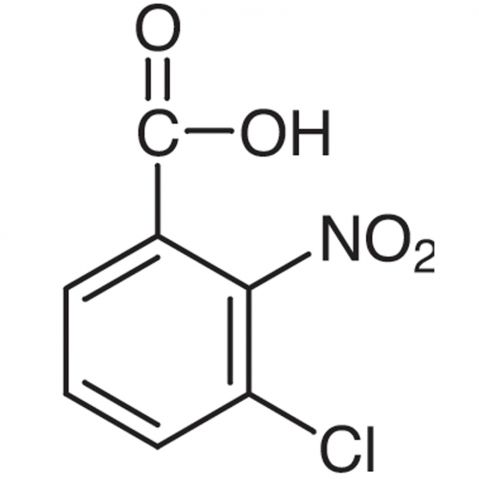 3-Chloro-2-nitrobenzoic acid Chemical Structure
