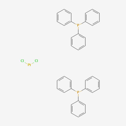 cis-Dichlorobis(triphenylphosphine)platinum(II) Chemical Structure