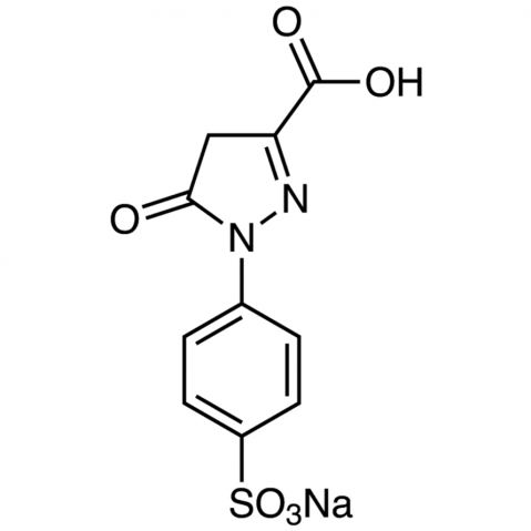 3-Carboxy-1-(4-sulfophenyl)-5-pyrazolone Sodium Salt Chemical Structure