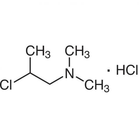 2-Chloro-1-(dimethylamino)propane Hydrochloride Chemical Structure