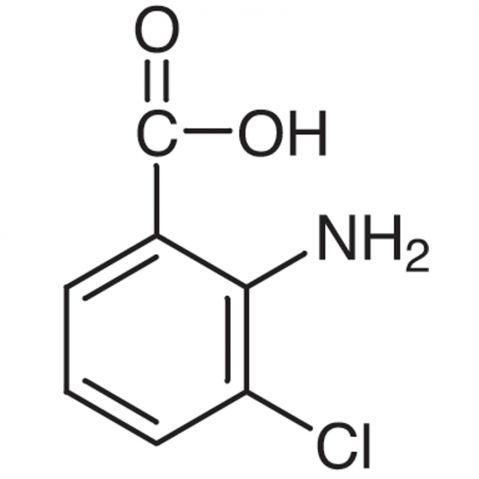 3-Chloroanthranilic Acid Chemical Structure