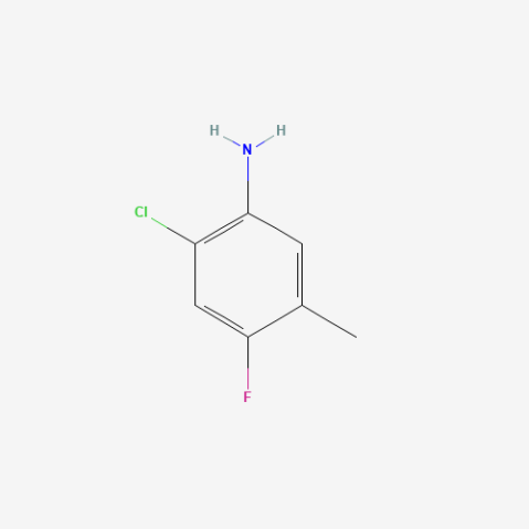 2-Chloro-4-fluoro-5-methylaniline Chemical Structure