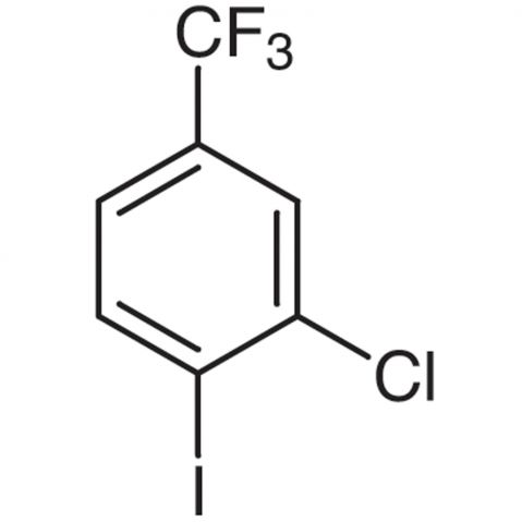 3-Chloro-4-iodobenzotrifluoride Chemical Structure