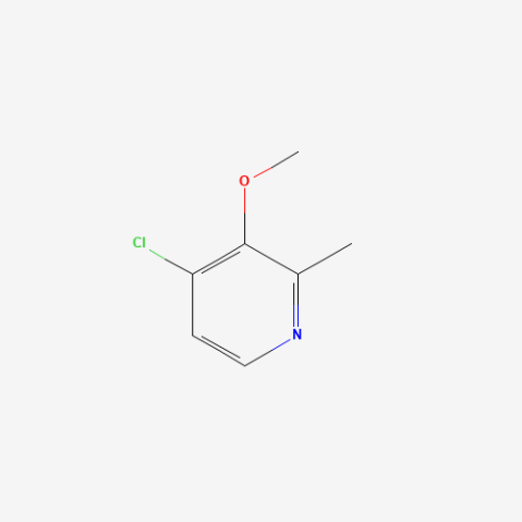 4-chloro-3-methoxy-2-methylpyridine Chemical Structure