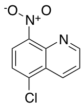 5-chloro-8-nitroquinoline التركيب الكيميائي