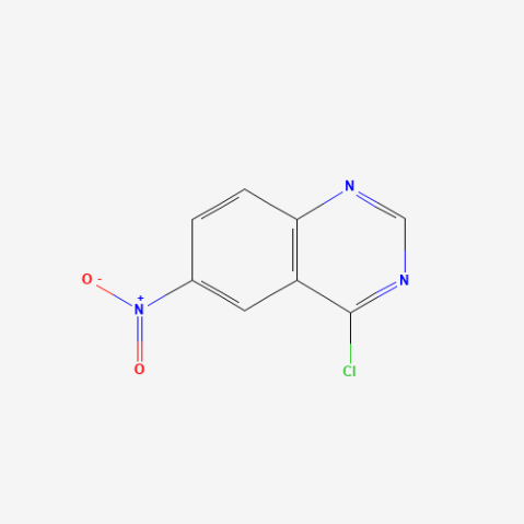4-Chloro-6-nitroquinazoline 化学構造