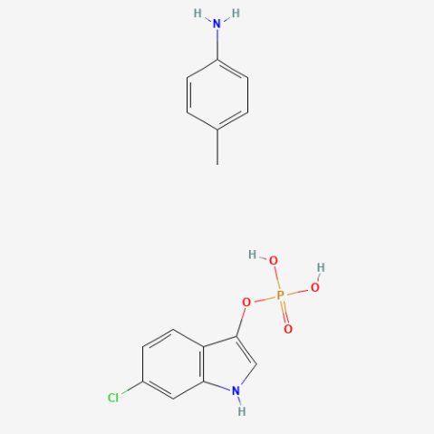 6-Chloro-3-indoxyl phosphate, p-toluidine salt Chemical Structure