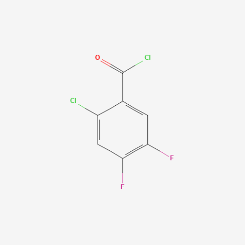 2-Chloro-4,5-difluoro-benzoyl chloride Chemical Structure