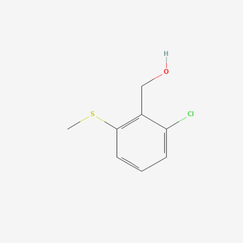 2-Chloro-6-(methylthio)benzenemethanol Chemische Struktur