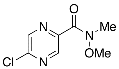 5-Chloro-N-methoxy-N-methyl-2-pyrazinecarboxamide Chemical Structure