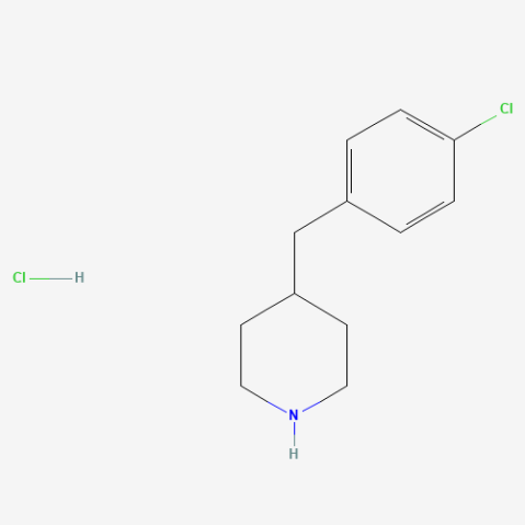 4-(4-Chlorobenzyl)piperidine hydrochloride Chemische Struktur