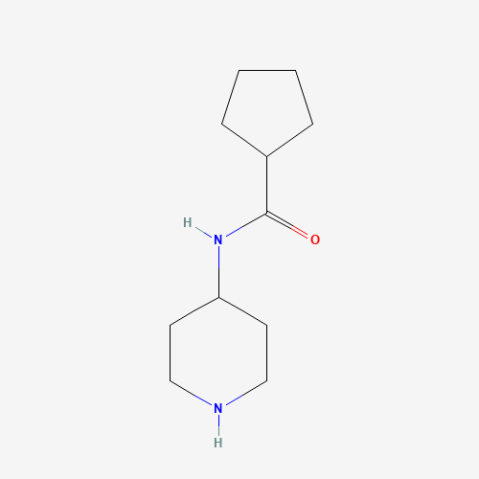 Cyclopentanecarboxylic acid piperidin-4-ylamide التركيب الكيميائي