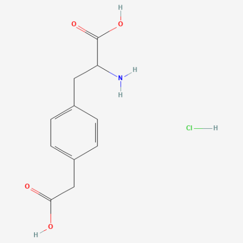 4-Carboxymethylphenylalanine Hydrocholoride 化学構造