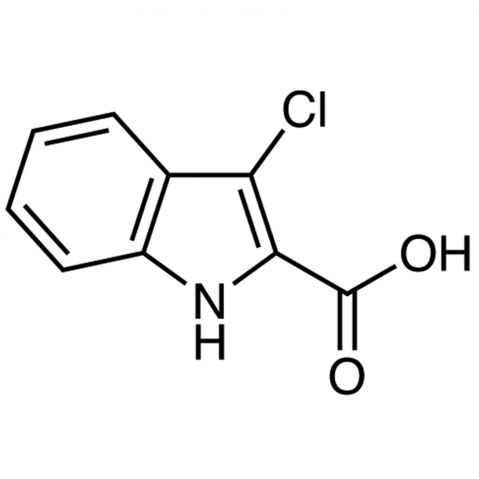 3-Chloroindole-2-carboxylic Acid Chemical Structure
