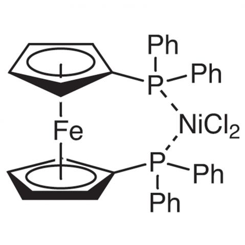 [1,1'-Bis(diphenylphosphino)ferrocene]dichloronickel(II)  Chemical Structure
