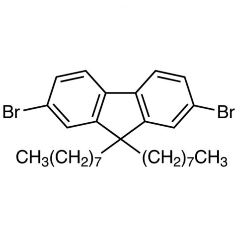 9,9-Dioctyl-2,7-dibromofluorene Chemical Structure