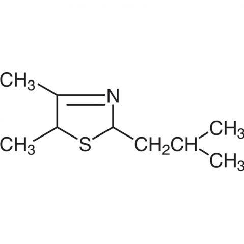 4,5-Dimethyl-2-isobutyl-3-thiazoline  Chemical Structure
