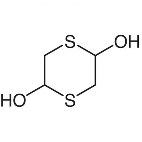 2,5-Dihydroxy-1,4-dithiane Chemical Structure