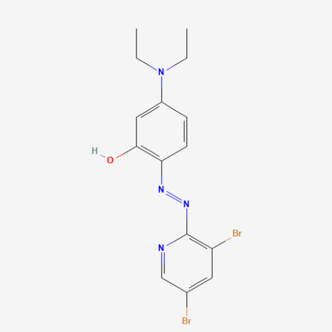 2-(3,5-Dibromo-2-pyridylazo)-5- (diethylamino)-phenol Chemical Structure