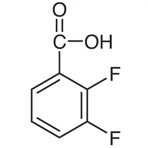 2,3-Difluorobenzoic Acid Chemical Structure