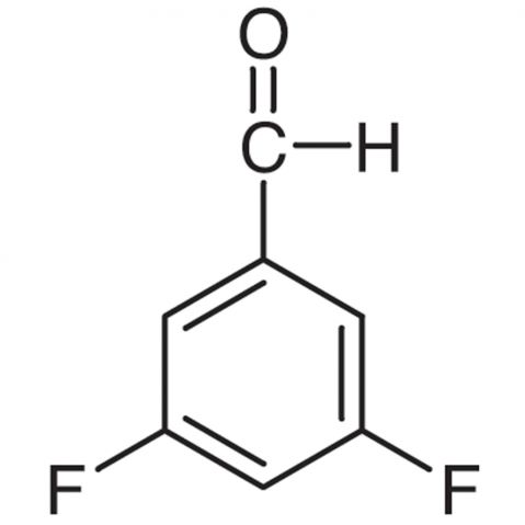 3,5-Difluorobenzaldehyde التركيب الكيميائي