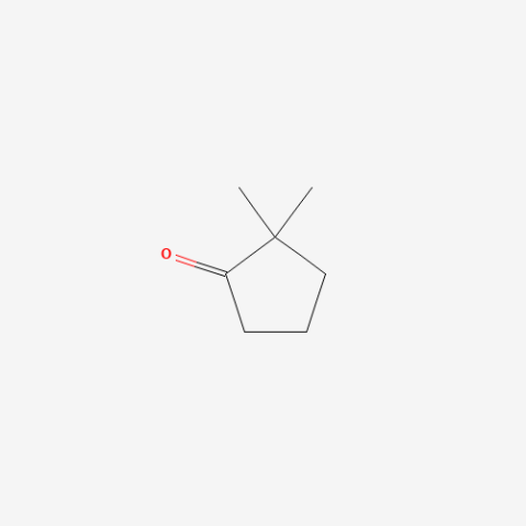 2,2-Dimethylcyclopentanone 化学構造