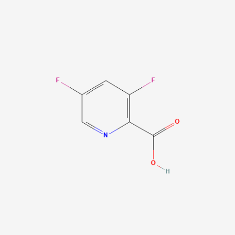 3,5-difluoropyridine-2-carboxylic Acid Chemical Structure