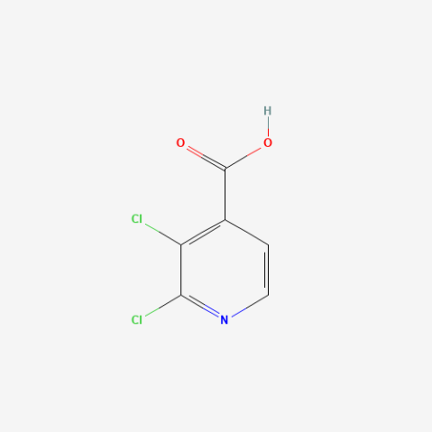 2，3-dichloro pyridine-4-carboxylic acid Chemical Structure