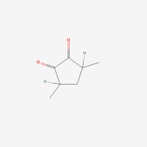 3,5-Dimethyl-1,2-cyclopentadione Chemical Structure