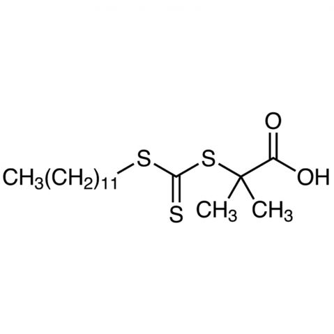 2-(Dodecylthiocarbonothioylthio)-2-methylpropionic acid Chemical Structure