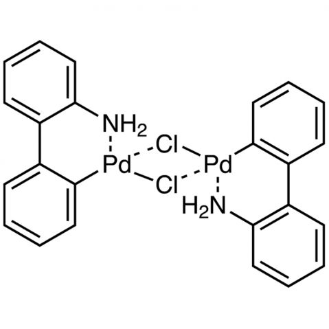 Di- μ- Chlorobis [2 ′ - (amino-N) [1,1 ′ - biphenyl] - 2-yl-C] dipalladium (II) Chemical Structure